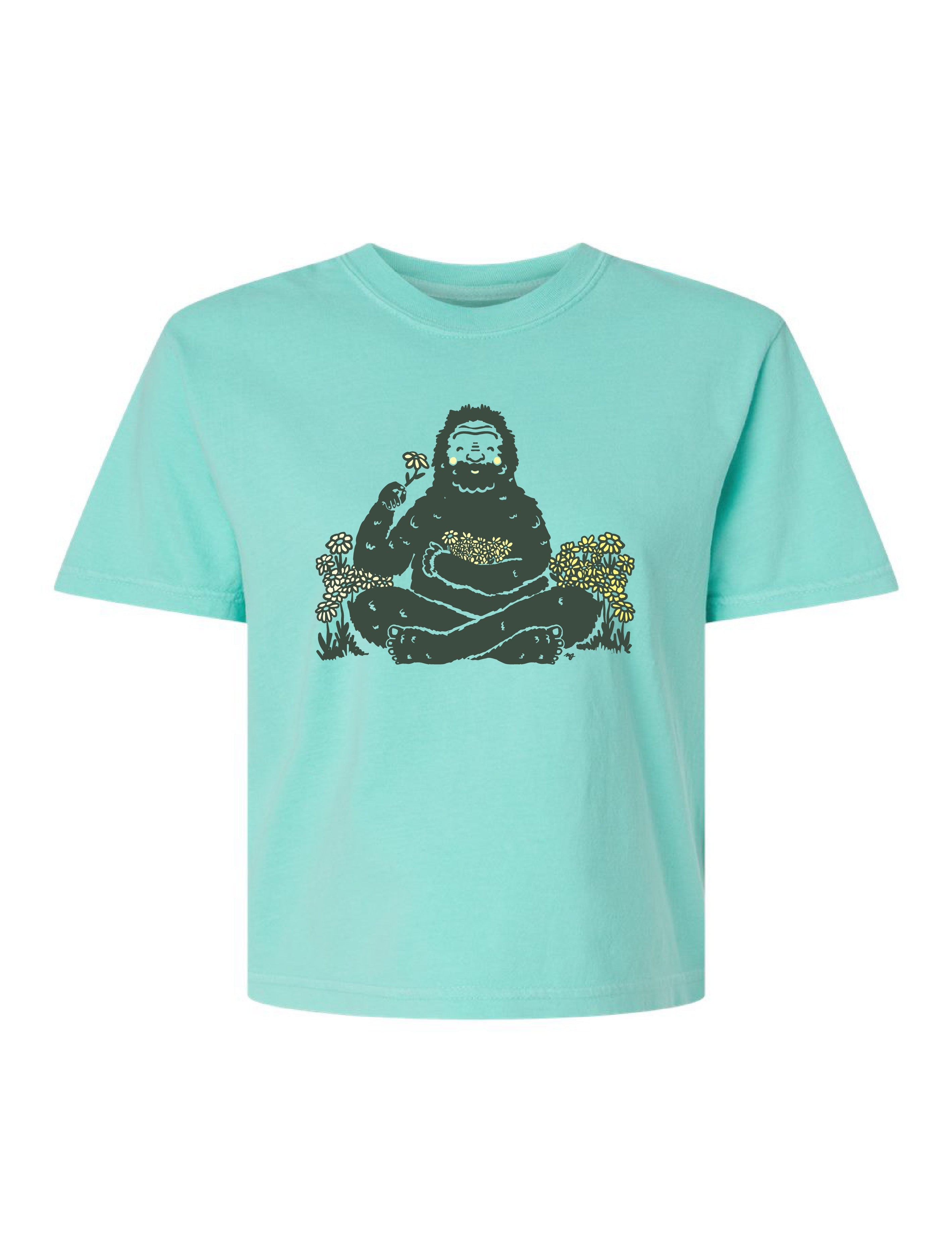 Bigfoot Flowers · Cropped T-Shirt