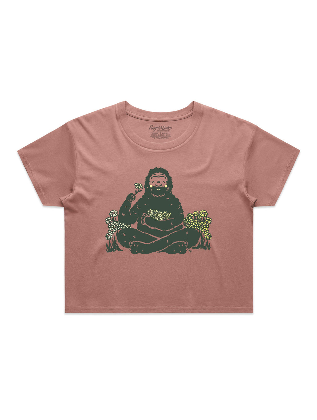 Bigfoot Flowers · Cropped T-Shirt