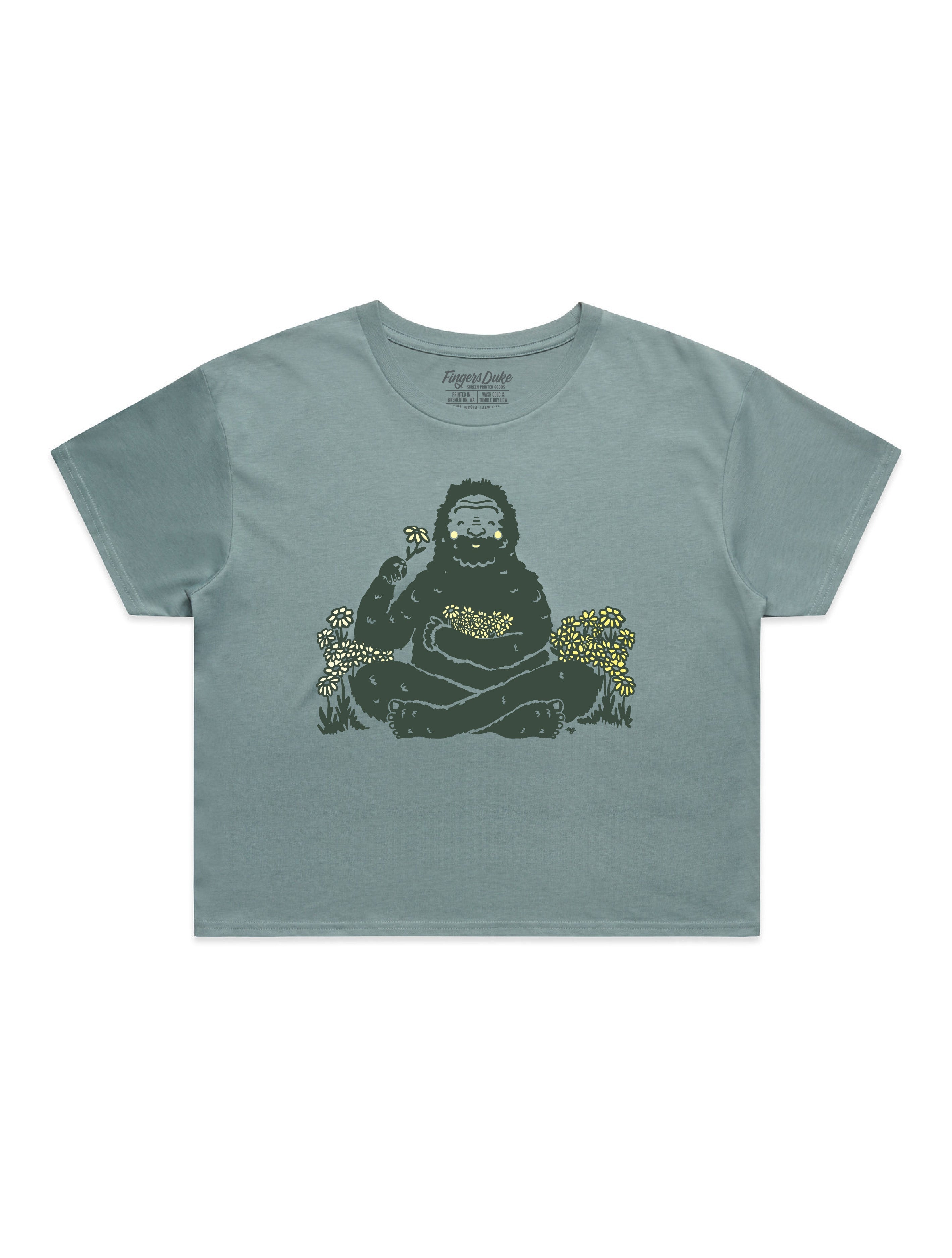 Bigfoot Flowers · Cropped T-Shirt