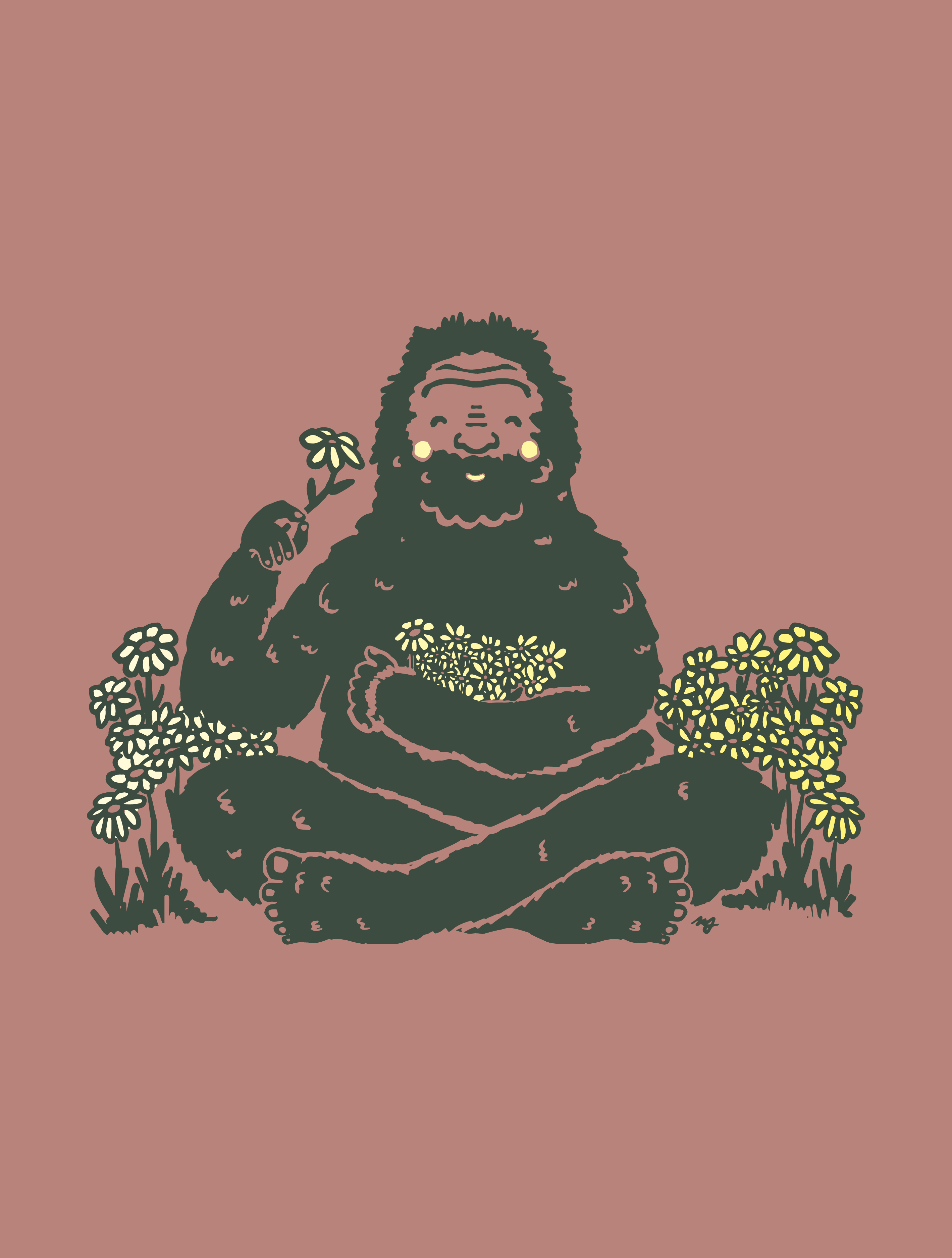 Bigfoot Flowers · Cropped T-Shirt