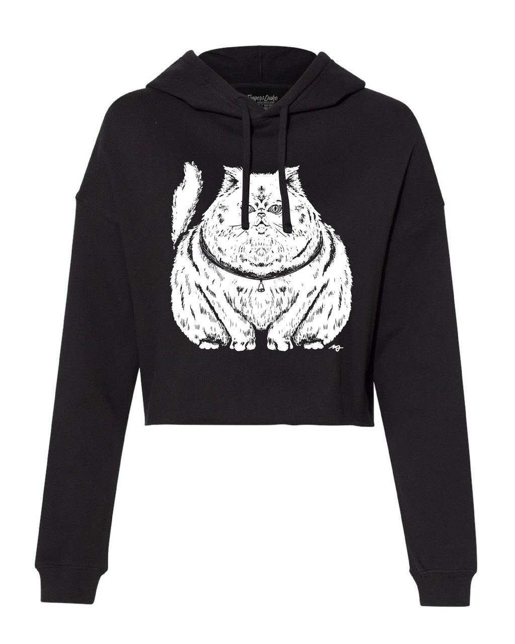 Plump Cat · Cropped Hoodie