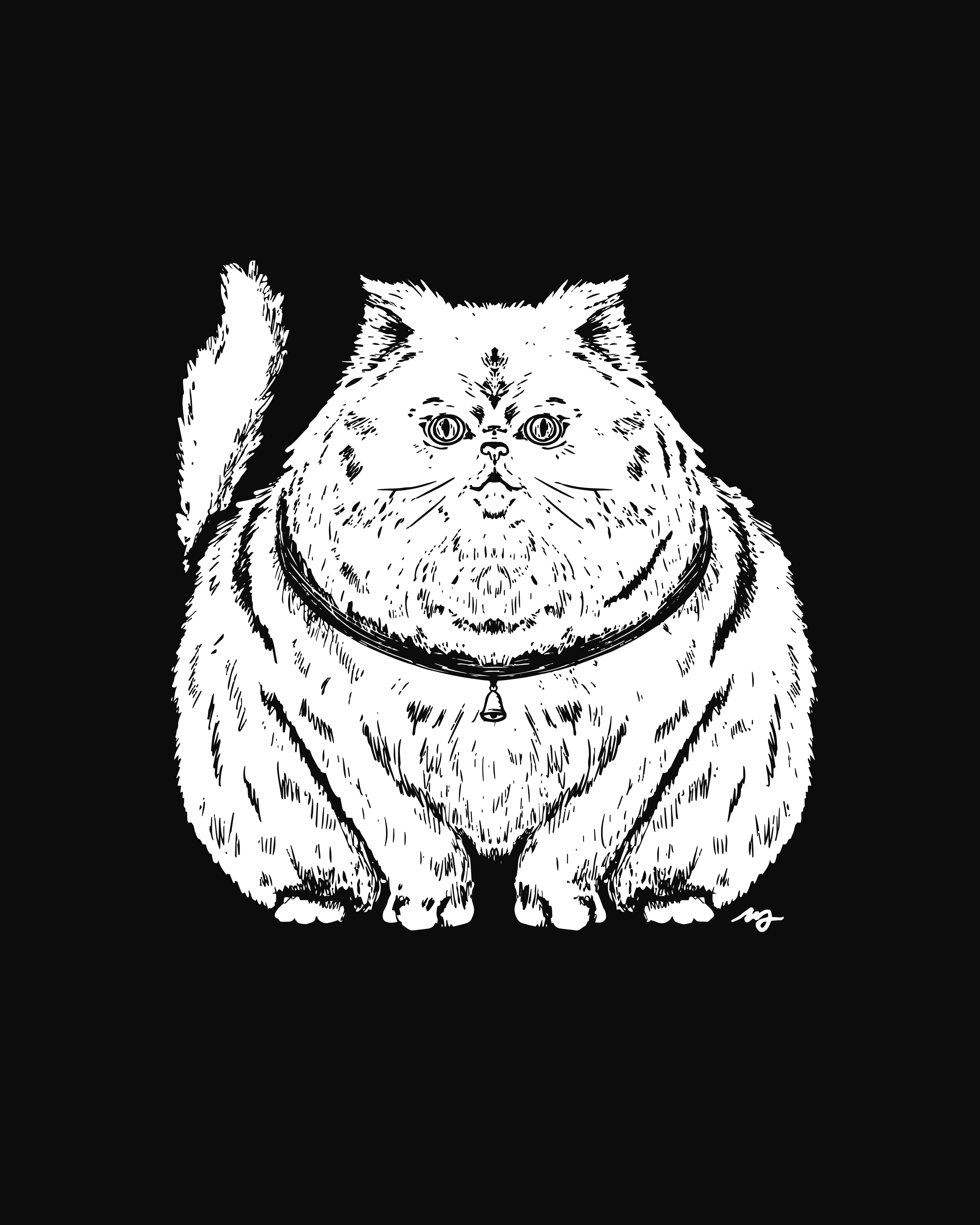 Plump Cat · Cropped Hoodie