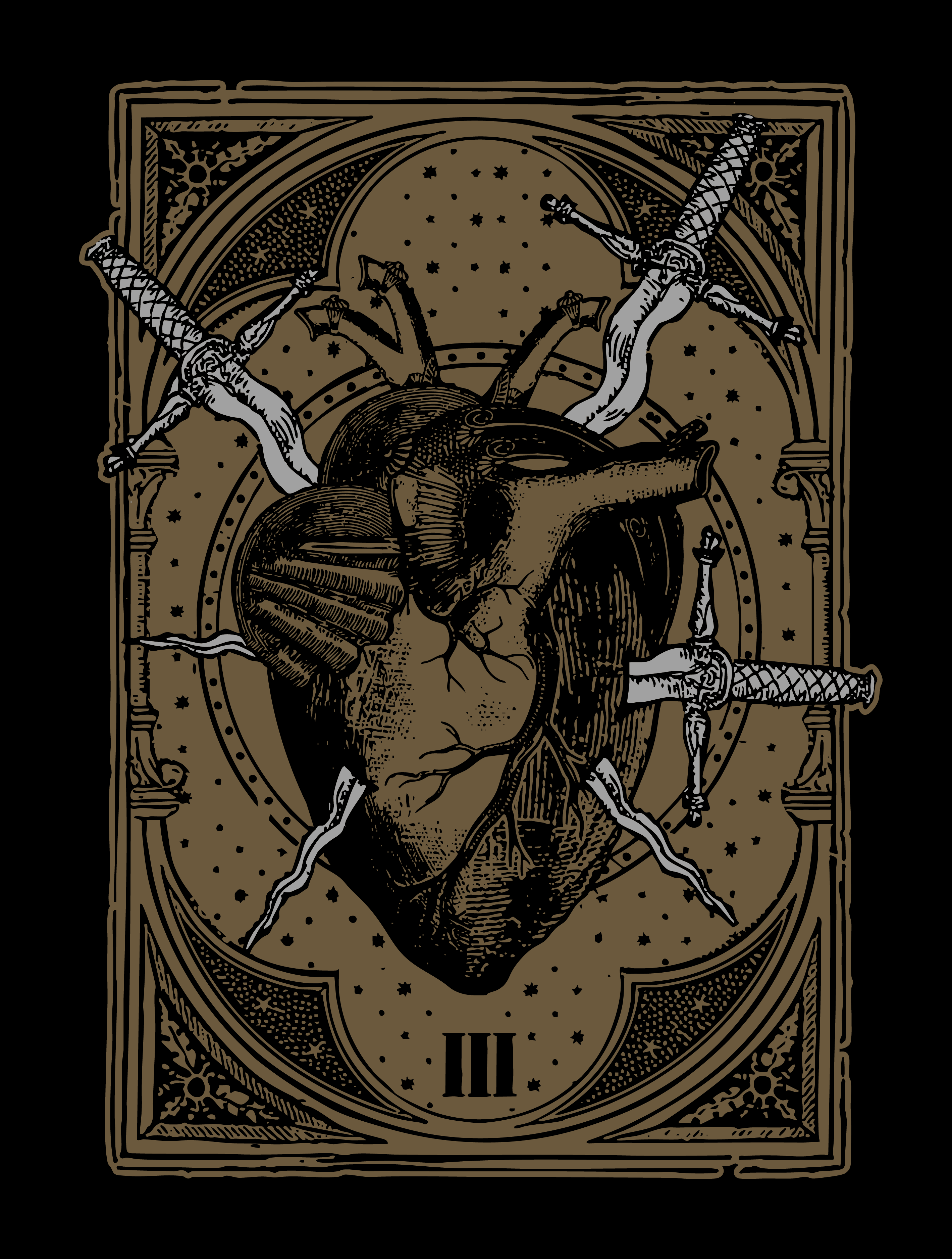 Three Of Swords · Unisex T-Shirt